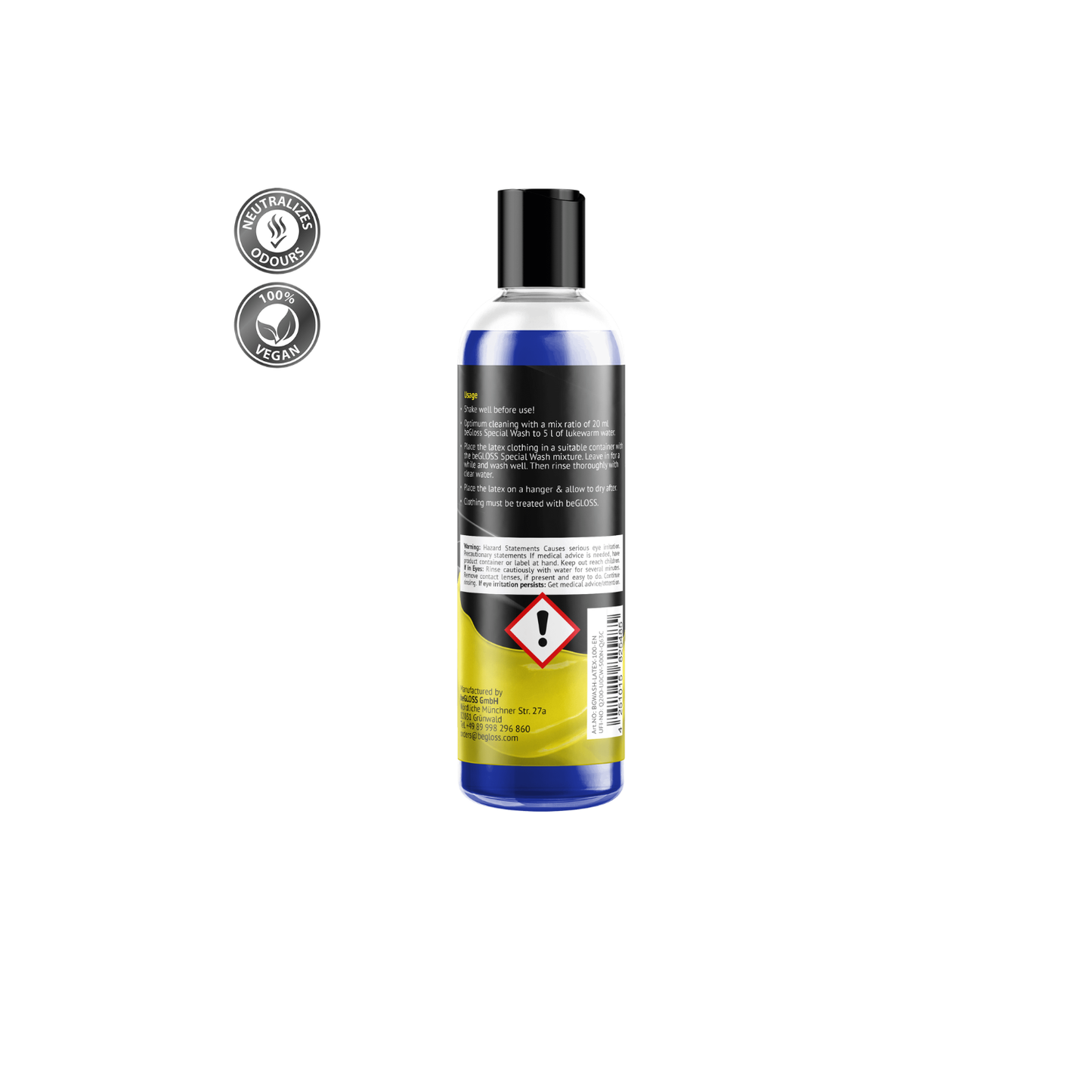 beGLOSS - Special Wash Latex Detergent - 100ml
