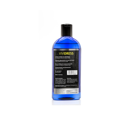 Close up of Vividress Latex Dressing Aid showing skin-friendly lubricant properties