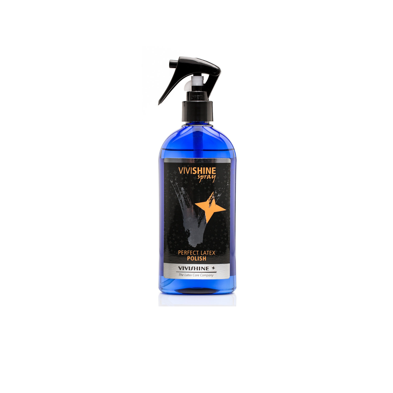 Vivishine Latex Shine Spray 250ml with precise spray head for instant latex gloss and polishing by Dark Kulture.
